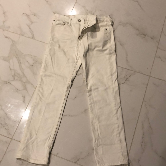 levi's 511 white jeans
